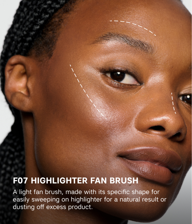 Highlighter Fan Brush 07 Make-up-Pinsel